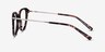 Turner Tortoise Acetate-metalEyeglass Frames from EyeBuyDirect, Side View