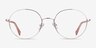 Thea Rose Gold Acetate-metalEyeglass Frames from EyeBuyDirect, Front View