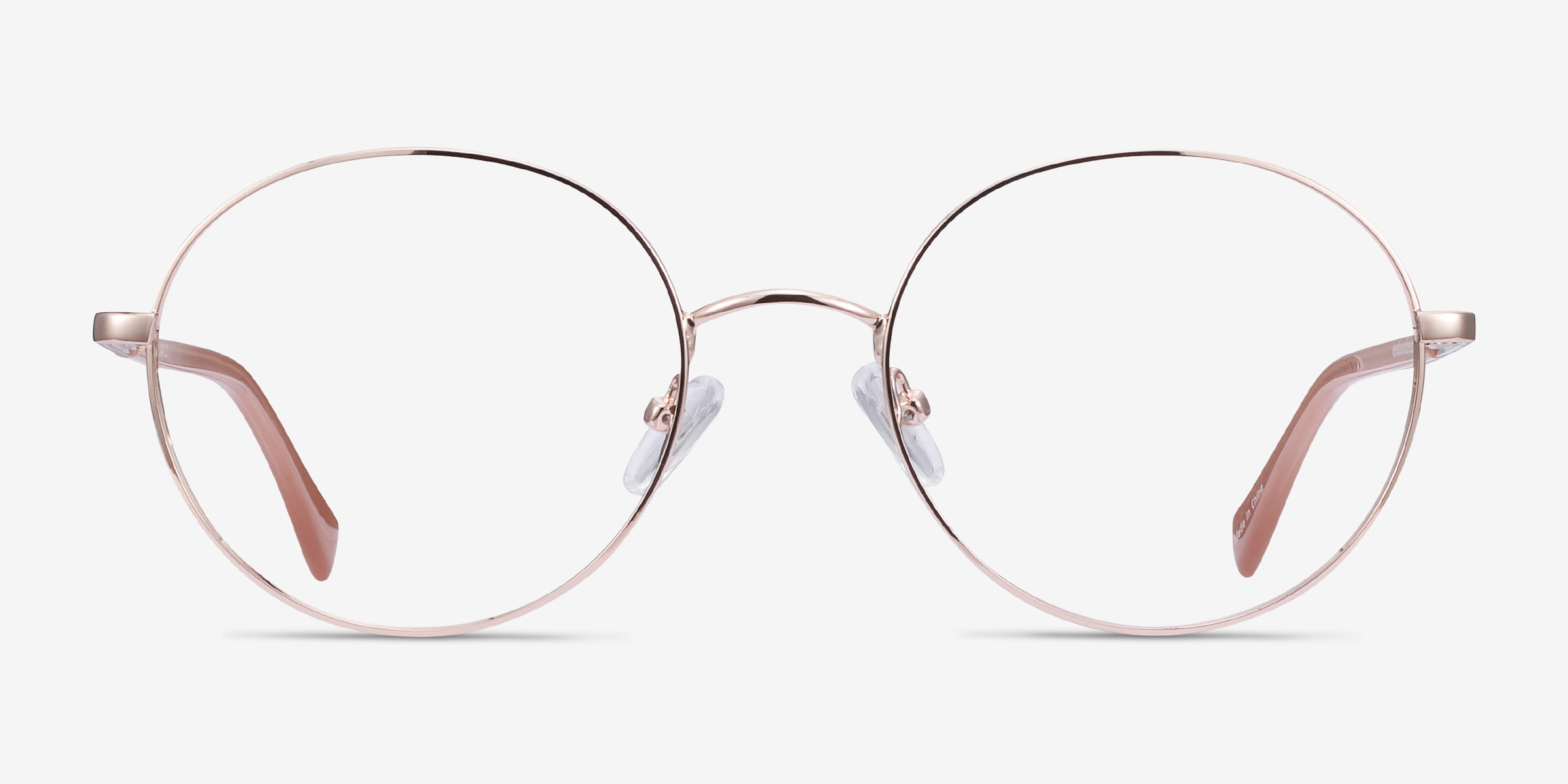 Thea Round Rose Gold Glasses For Women Eyebuydirect Canada