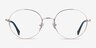 Thea Gold Acetate-metalEyeglass Frames from EyeBuyDirect, Front View