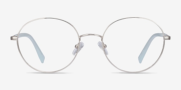Thea Silver Acetate-metal Eyeglass Frames