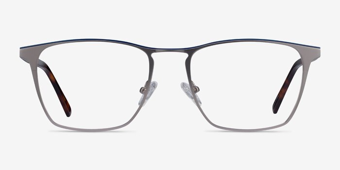 Jacob Gunmetal & Tortoise Acetate-metal Eyeglass Frames from EyeBuyDirect