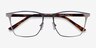 Jacob Gunmetal & Tortoise Acetate-metalEyeglass Frames from EyeBuyDirect, Closed View