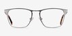 Jacob Silver & Tortoise Acetate, MetalEyeglass Frames from EyeBuyDirect, Front View