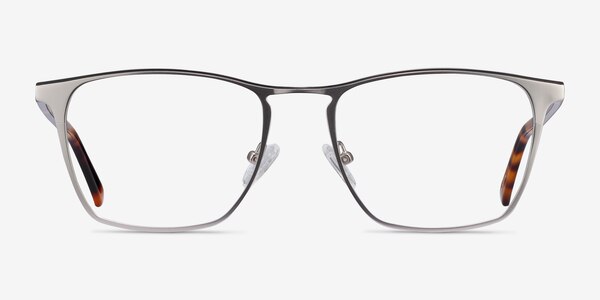 Jacob Silver & Tortoise Acetate-metal Eyeglass Frames