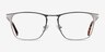 Jacob Silver & Tortoise Acetate-metalEyeglass Frames from EyeBuyDirect, Front View