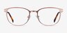 Guide Or rose Acetate-metalMontures de lunettes de vue d'EyeBuyDirect, Vue de Face