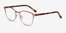 Guide Or rose Acetate-metalMontures de lunettes de vue d'EyeBuyDirect, Vue d'Angle