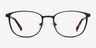 Guide Black & Tortoise Acetate-metalEyeglass Frames from EyeBuyDirect, Front View