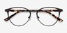 Vestige Black & Tortoise Acetate-metalMontures de lunettes de vue d'EyeBuyDirect, Vue Rapprochée