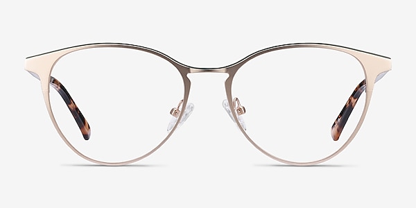 Vestige Gold & Tortoise Acetate-metal Montures de lunettes de vue