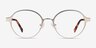 Observer Gold & Tortoise Acetate-metalMontures de lunettes de vue d'EyeBuyDirect, Vue de Face