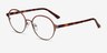 Observer Bronze Acetate-metalEyeglass Frames from EyeBuyDirect, Angle View