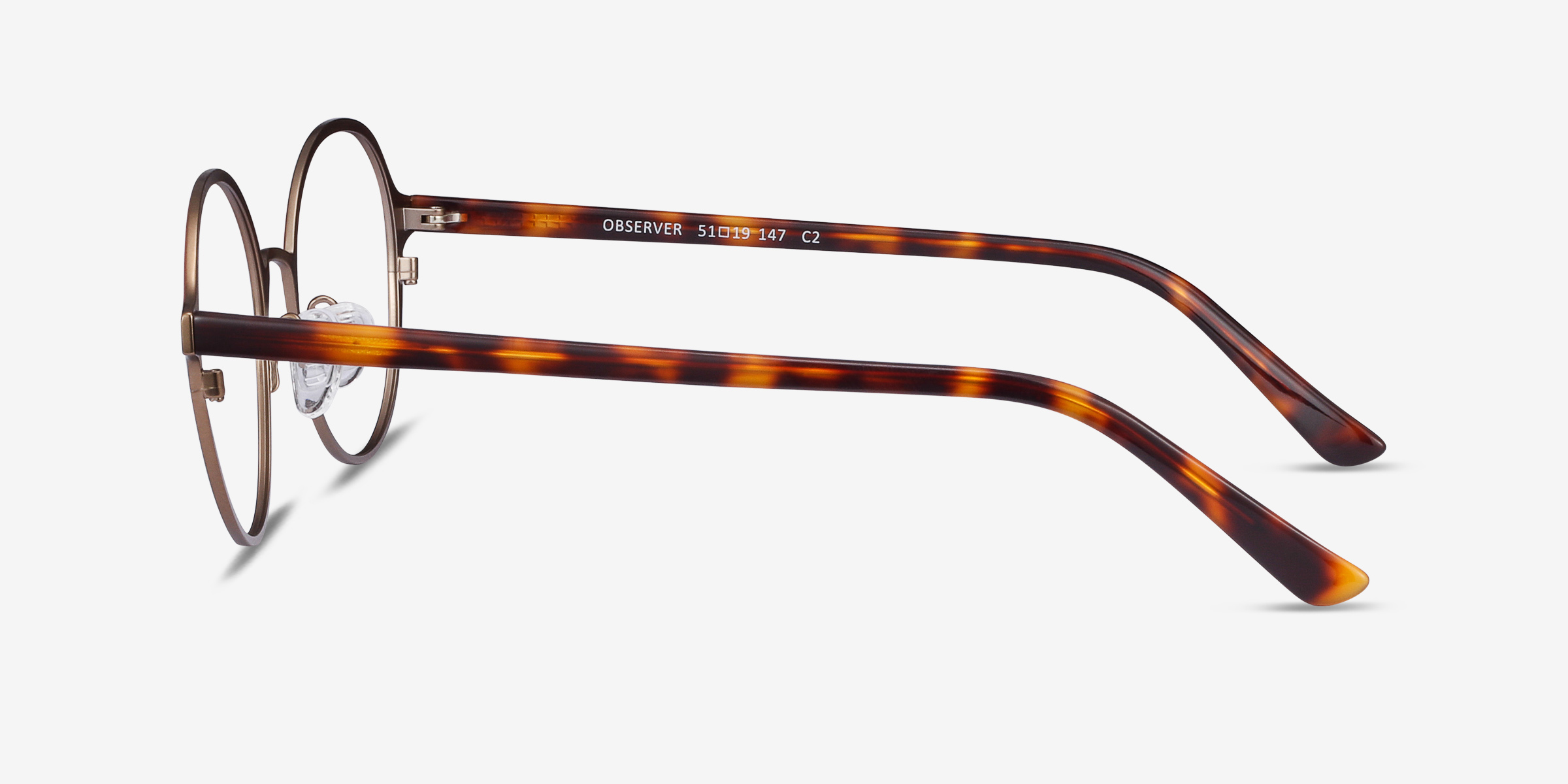 Observer Round Bronze Full Rim Eyeglasses | Eyebuydirect