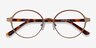Observer Bronze Acetate-metalEyeglass Frames from EyeBuyDirect, Closed View