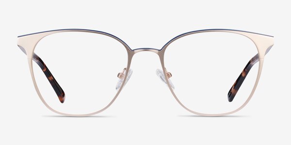 Azimut Doré Acetate-metal Montures de lunettes de vue