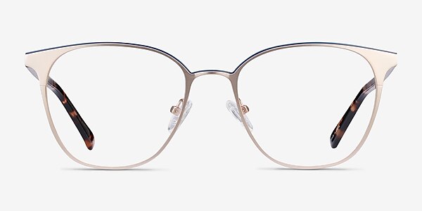 Azimut Gold Acetate-metal Eyeglass Frames