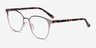 Azimut Gold Acetate-metalEyeglass Frames from EyeBuyDirect, Angle View