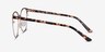 Azimut Gold Acetate-metalEyeglass Frames from EyeBuyDirect, Side View