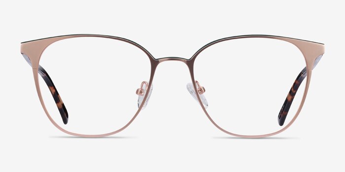 Azimut Or rose Acetate-metal Montures de lunettes de vue d'EyeBuyDirect