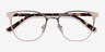 Azimut Rose Gold Acetate-metalEyeglass Frames from EyeBuyDirect, Closed View