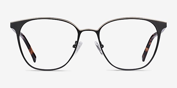 Azimut Black Acetate-metal Eyeglass Frames