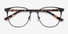Azimut Black Acetate-metalEyeglass Frames from EyeBuyDirect, Closed View
