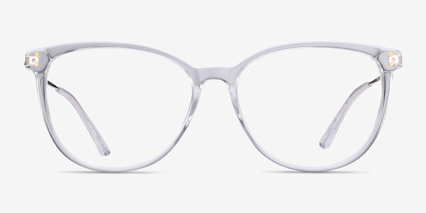 Nebulous Clear Acetate-metal Eyeglass Frames