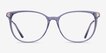 Nebulous Clear Purple Acetate, MetalEyeglass Frames from EyeBuyDirect, Front View
