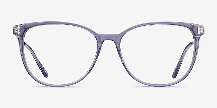 Nebulous Clear Purple Acetate-metal Eyeglass Frames from EyeBuyDirect