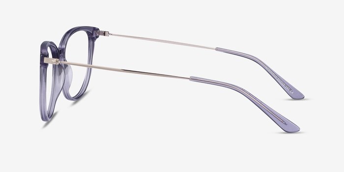 Nebulous Clear Purple Acetate-metal Montures de lunettes de vue d'EyeBuyDirect