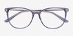 Nebulous Clear Purple Acetate, MetalEyeglass Frames from EyeBuyDirect, Closed View