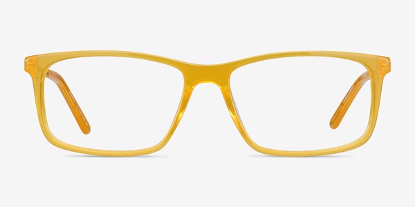 Marvel Jaune Acetate-metal Montures de lunettes de vue