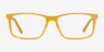 Marvel Jaune Acetate-metalMontures de lunettes de vue d'EyeBuyDirect, Vue de Face