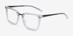 Poise Clear Acetate, MetalEyeglass Frames from EyeBuyDirect, Angle View