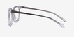 Poise Clear Acetate, MetalEyeglass Frames from EyeBuyDirect, Side View