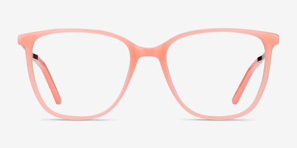 Aroma Coral Acetate-metal Eyeglass Frames