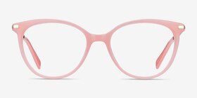 Attitude Coral Acetate-metal Montures de lunettes de vue d'EyeBuyDirect, Vue de Face