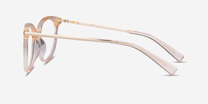 Attitude Clear Melon Acetate-metal Eyeglass Frames from EyeBuyDirect