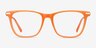 Sebastian Orange Acetate-metalEyeglass Frames from EyeBuyDirect, Front View
