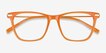 Sebastian Orange Acetate, MetalEyeglass Frames from EyeBuyDirect, Closed View