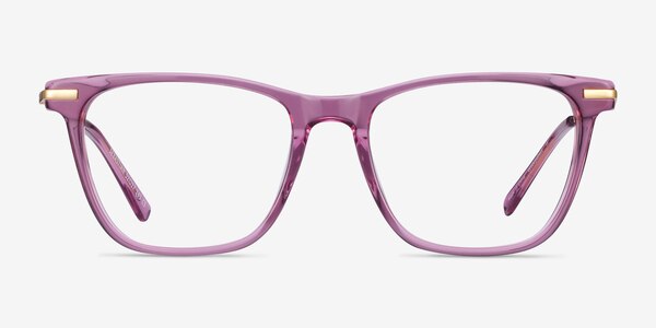 Sebastian Purple Acetate-metal Eyeglass Frames