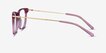 Sebastian Purple Acetate, MetalEyeglass Frames from EyeBuyDirect, Side View