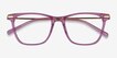 Sebastian Purple Acetate, MetalEyeglass Frames from EyeBuyDirect, Closed View