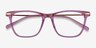 Sebastian Purple Acetate-metalEyeglass Frames from EyeBuyDirect, Closed View