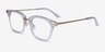 Candela Clear Acetate-metalEyeglass Frames from EyeBuyDirect, Angle View