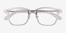 Candela Clear Acetate-metalEyeglass Frames from EyeBuyDirect, Closed View