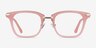 Candela Pink Acetate-metalEyeglass Frames from EyeBuyDirect, Front View
