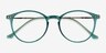 Amity Emerald Green Plastic-metalEyeglass Frames from EyeBuyDirect, Closed View