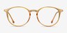 Amity Orange Plastic-metalEyeglass Frames from EyeBuyDirect, Front View